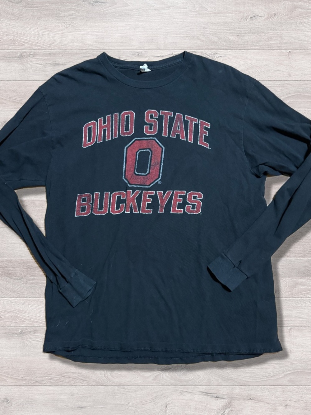NCAA OSU Ohio State Buckeyes Long Sleeved Shirt Size Large